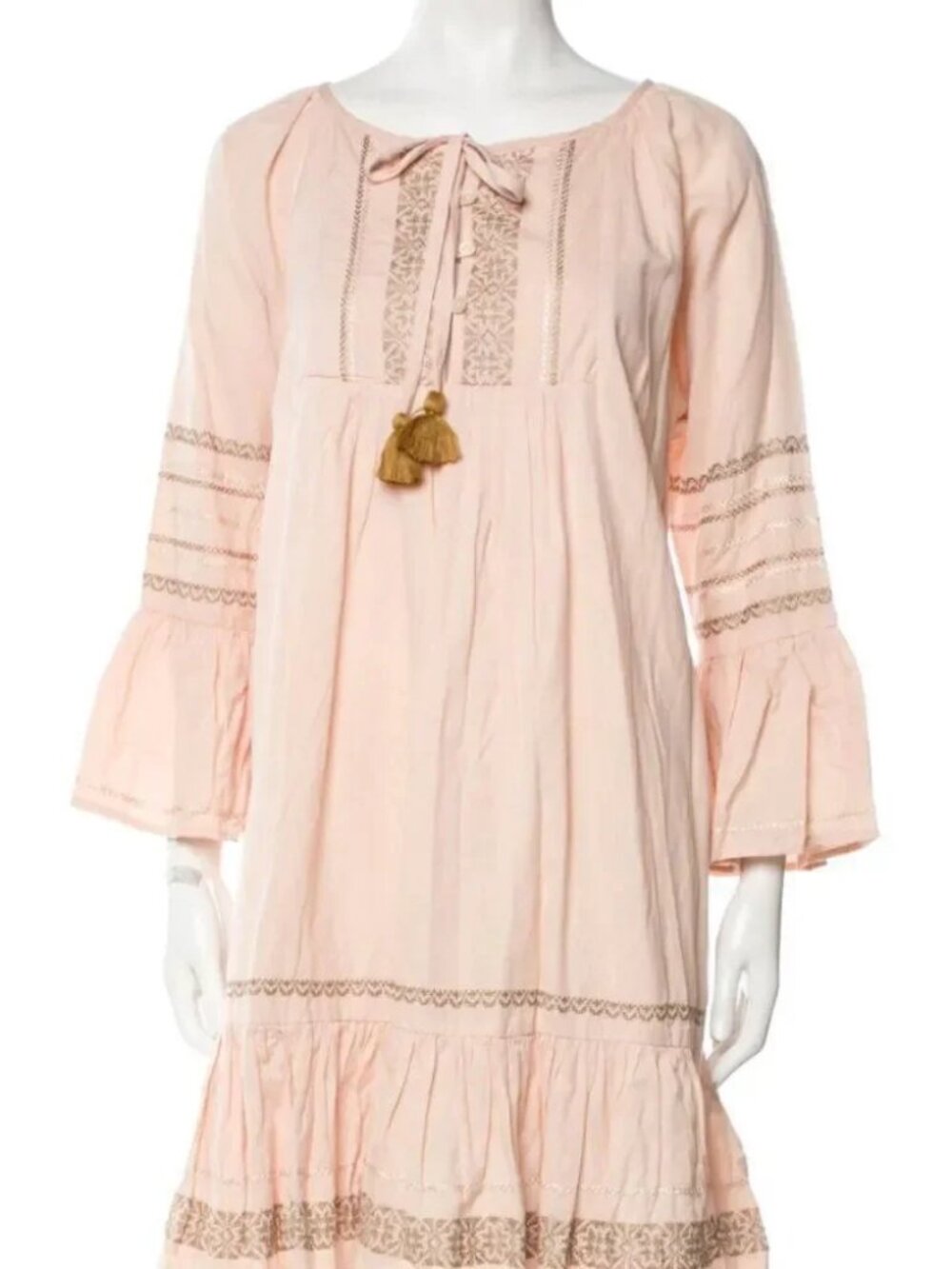 Roller Rabbit Linen and Cotton Blend boho dress - Size S
